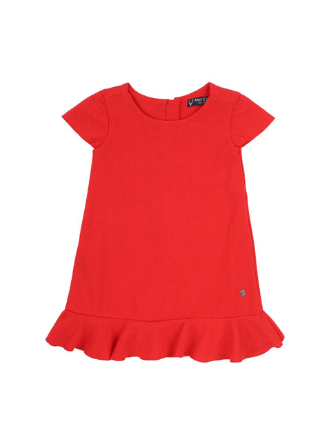 

Allen Solly Junior Red A-Line Dress