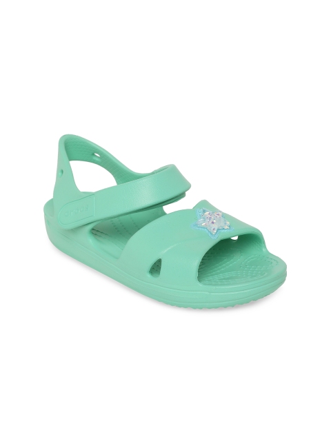 

Crocs Kids Green Classic Clogs Sandals
