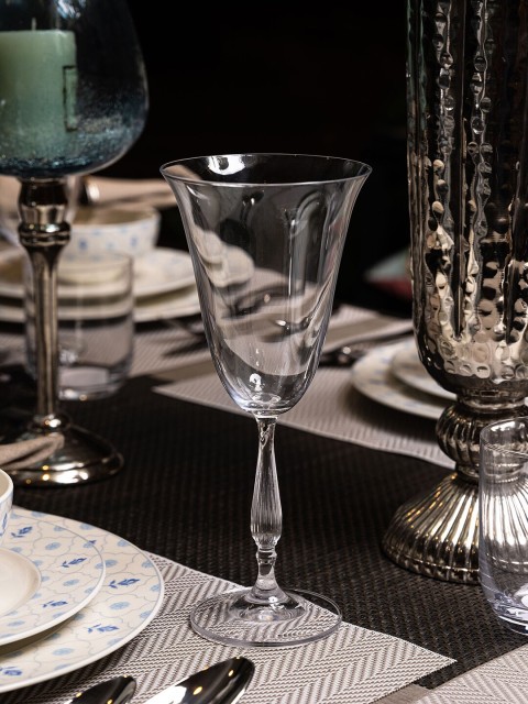 

Pure Home and Living Set Of 6 Transparent Fregata Red Wine Glass