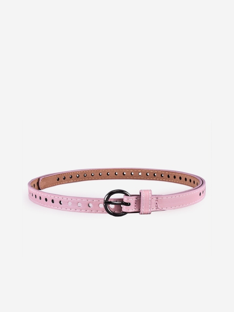 

BuckleUp Women Pink Embellished Belt