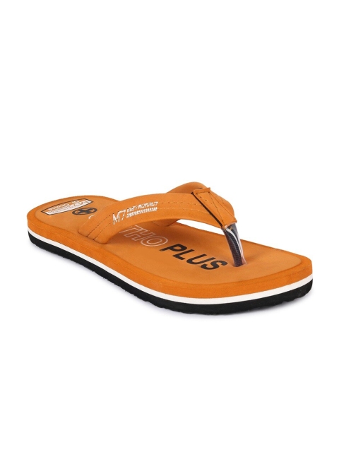 

M7 by Metronaut Men Orange & Black Printed Room Slippers