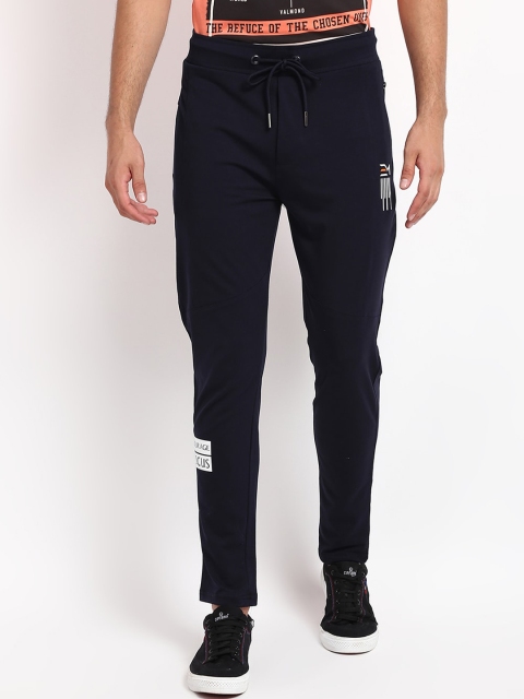 

V2 Value & Variety Men Navy Blue Solid Cotton Track Pants
