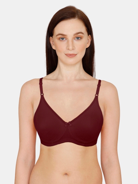 

Rosaline by Zivame Red Half Coverage T-shirt Bra