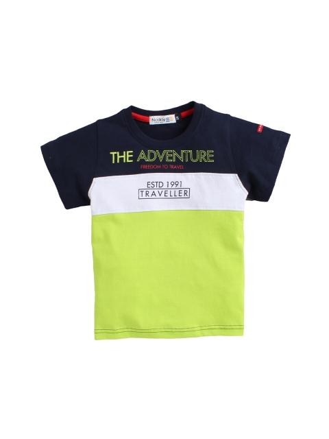 

Noddy Boys Green NA Colourblocked T-shirt NA