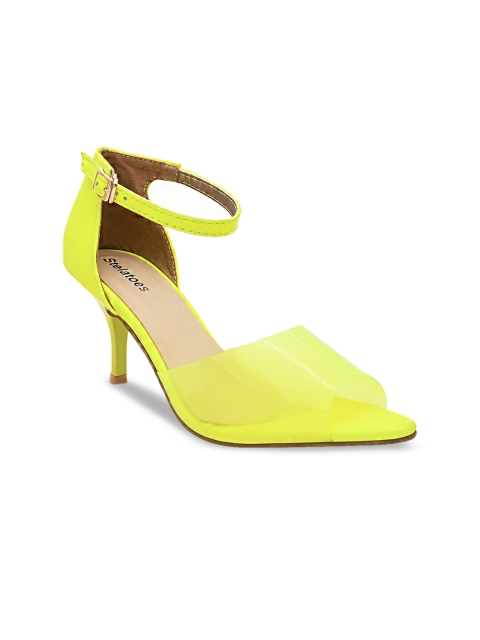 

Stelatoes Fluorescent Green Party Stiletto Peep Toes