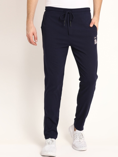 

V2 Value & Variety Men Navy Blue Cotton Track Pants