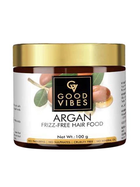 

Good Vibes Argan Hair Nourishment Cream & Mask (100 g), Transparent