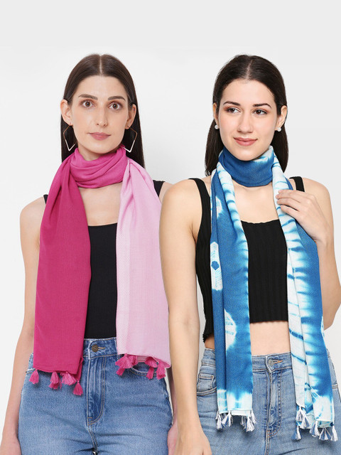 

Get Wrapped Women Pack of 2 Multi Tie-Dye & Ombre Scarves