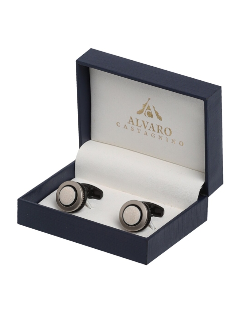 

Alvaro Castagnino Grey & Black Quirky Cufflink
