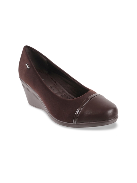 

Mochi Brown Wedge Pumps