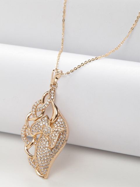 

AVANT-GARDE PARIS Off White Gold-Plated Necklace