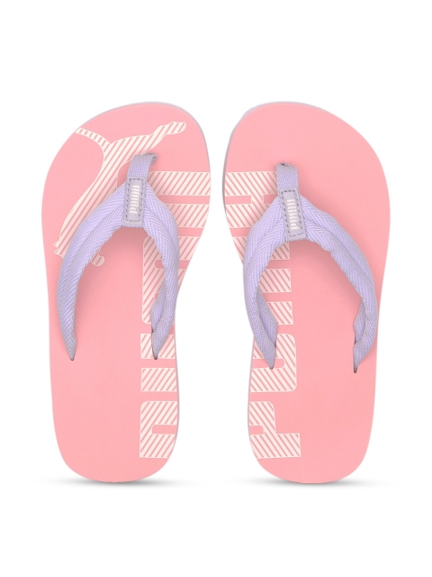 

Puma Kids Pink Printed Epic Flip v2 PS Thong Flip-Flops