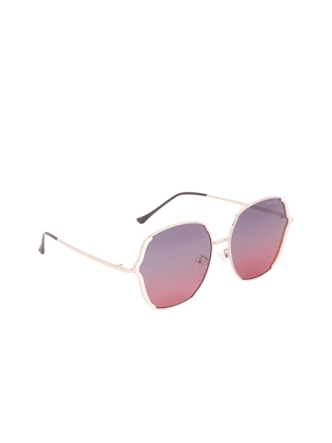 

MARC LOUIS Women Pink Lens & Gold-Toned Oval Sunglasses with Polarised Lens Y20226 T31