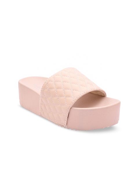 

Stelatoes Pink PU Flatform Peep Toes