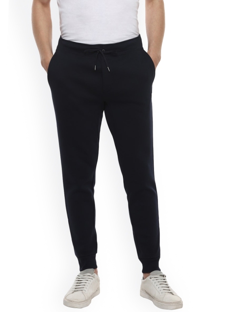 

Polo Ralph Lauren Men Navy Blue Solid Cotton Straight-Fit Joggers