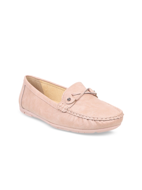 

Flat n Heels Women Pink Loafers