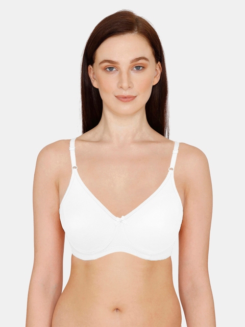 

Rosaline by Zivame White Half Coverage T-shirt Bra RO1035FASHCWHIT-White