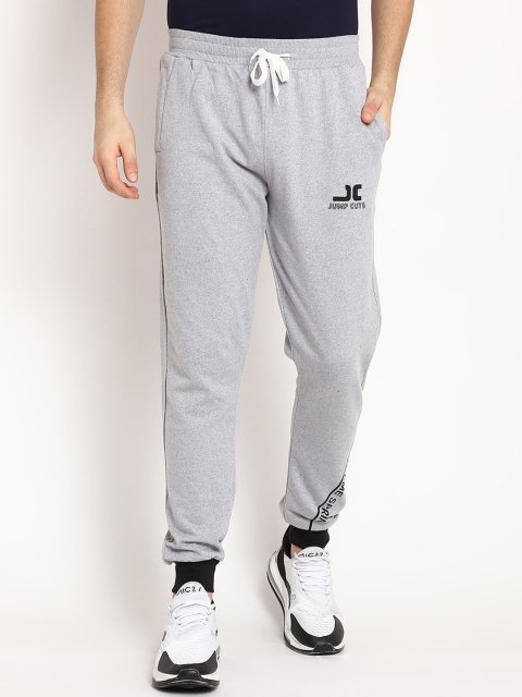 

V2 Value & Variety Men Grey Melange Solid Cotton Joggers