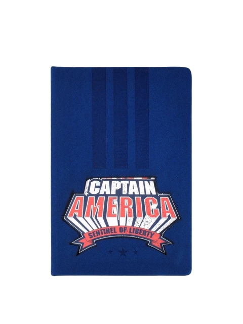 

Doodle Blue & White Captain America Lasercut Notebook