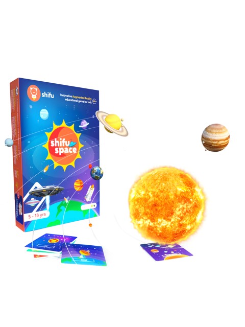 

Shifu Unisex Kids Blue & Orange Space Augmented Reality Learning & Development Toys