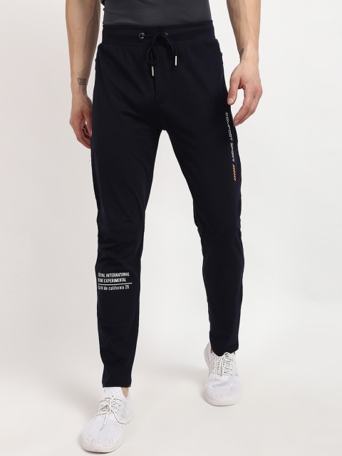 

V2 Value & Variety Men Navy Blue Solid Cotton Track Pants