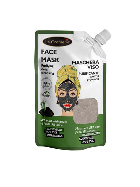 

La Cremerie Purifying Deep Cleansing Rosemary & Active Charcoal Face Mask 50ml, White