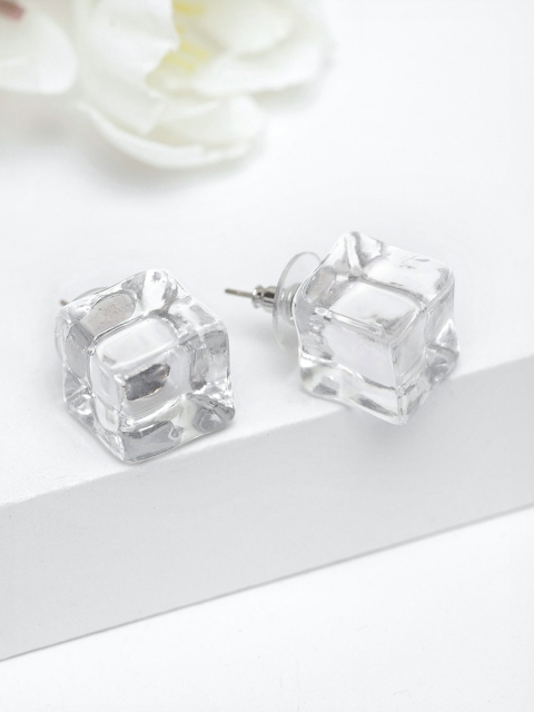 

AVANT-GARDE PARIS Transparent Contemporary Studs Earrings