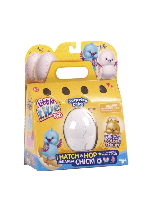 

LittleLivePets Kids White & Blue Solid Surprise Beaky Chick Toy