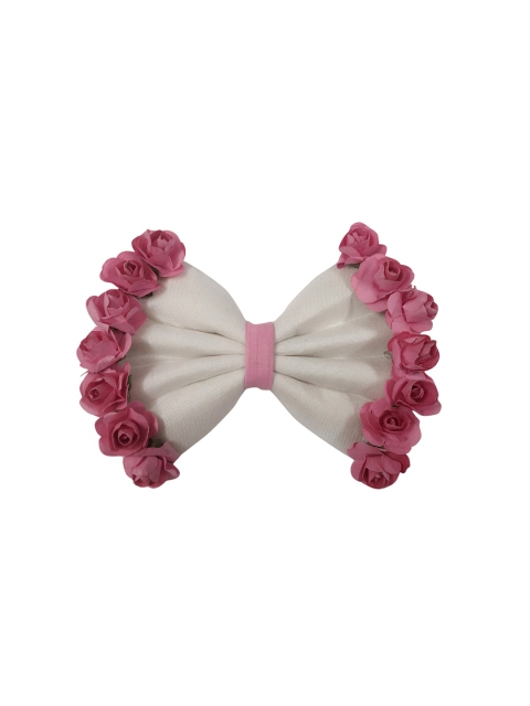 

ONE on ONE Girls Pink & White Flower Bow Hair Clip