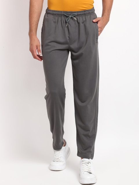 

V2 Value & Variety Men Grey Solid Cotton Track Pants