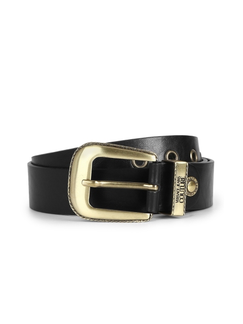 

Versace Jeans Couture Men Black Leather Belt