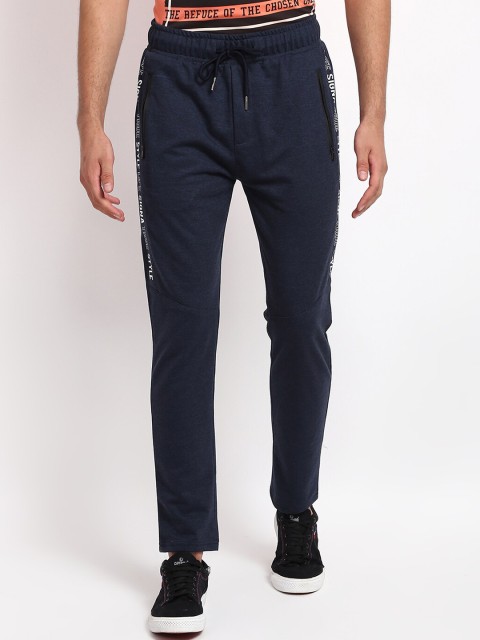 

V2 Value & Variety Men Blue Solid Cotton Track Pants