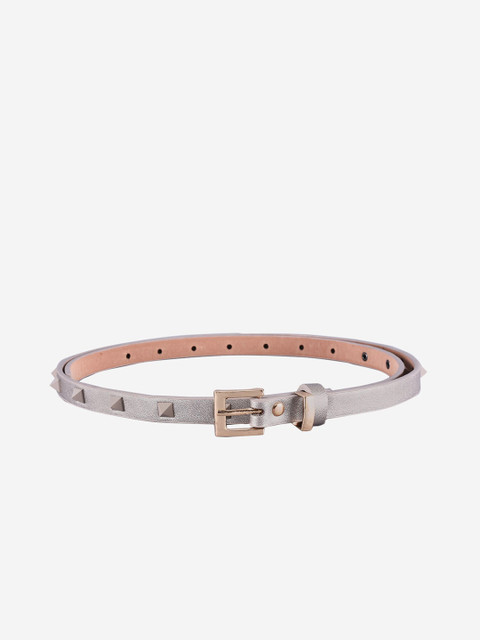 

BuckleUp Women Grey Embellished Belt