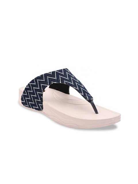 

Stelatoes Women Blue T-Strap Flats
