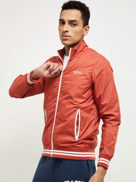 

max Men Rust Bomber Jacket