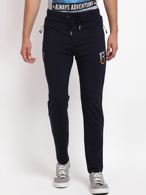 

V2 Value & Variety Men Navy Blue Cotton Track Pants
