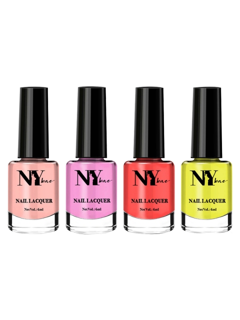 

NY Bae Set of 4 Brighten Up Your 'Gram Neon Nail Lacquer 24 ml, Multi