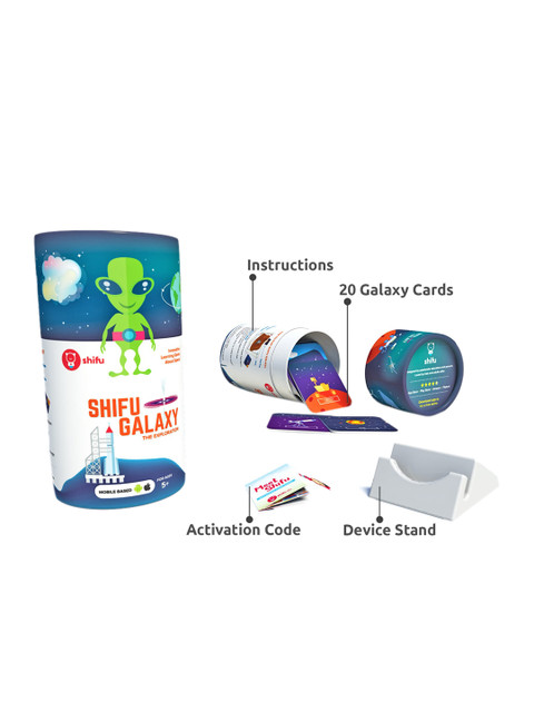 

Shifu Galaxy Unisex Kids Augmented Reality Learning Games IOS & Android Version Support, White
