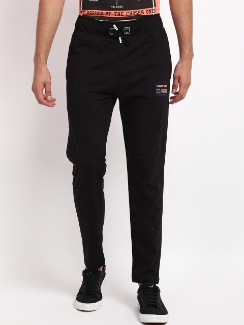 

V2 Value & Variety Men Black Solid Cotton Track Pants