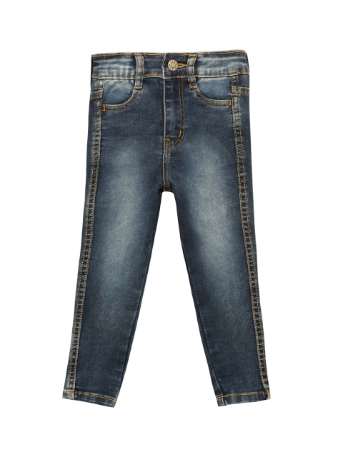 

Kid Studio Girls Blue Skinny Fit Heavy Fade Jeans