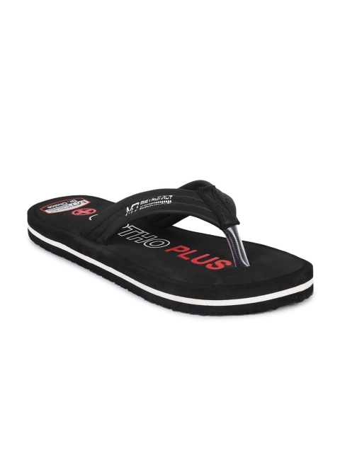 

M7 by Metronaut Men Black & Red Printed Rubber Thong Flip-Flops