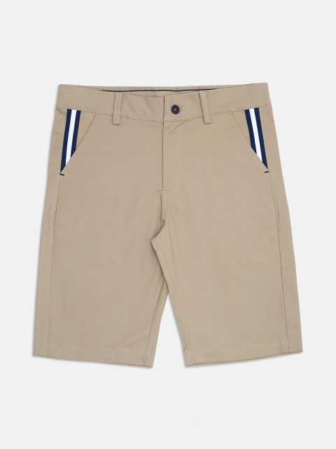 

Lil Tomatoes Boys Khaki Mid-Rise Regular Shorts