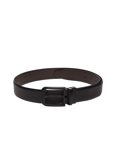 

Teakwood Leathers Men Black Leather Formal Belt