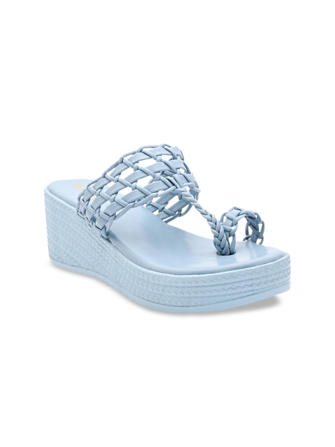 

Stelatoes Blue Flatform Sandals