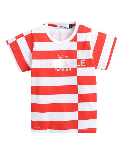 

Noddy Boys Red & White Striped T-shirt