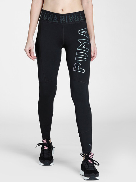 

Puma Women Black Printed 7/8 dryCELL Training Tights