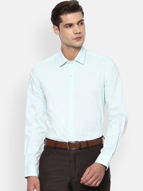 

Louis Philippe Men Blue Slim Fit Printed Casual Shirt