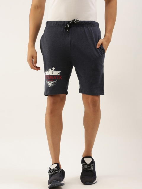 

Urban Dog Men Blue Mid-Rise Regular Shorts