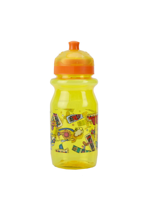 

HOOM Unisex Kids Yellow Cartoon Characters Printed Water Bottle