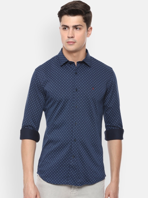

Louis Philippe Sport Men Navy Blue Slim Fit Printed Casual Shirt